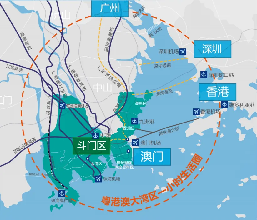 粤港大湾区交通便利网络