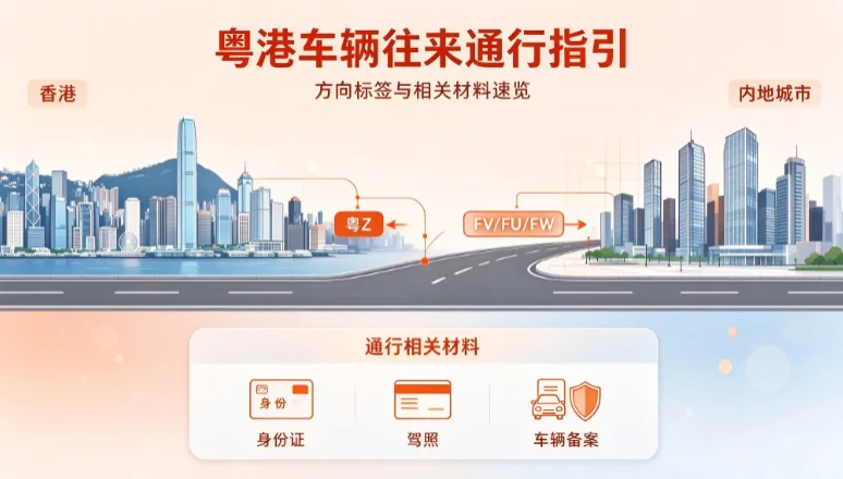 粤港两地牌司机要求：粤Z与FV/FU/FW全面对比